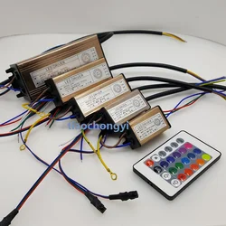 Waterdichte 10W 20W 30W 50W 100W Rgb Led Driver 24 Key Afstandsbediening Voor Rgb Led lampen Schijnwerper Spotlight