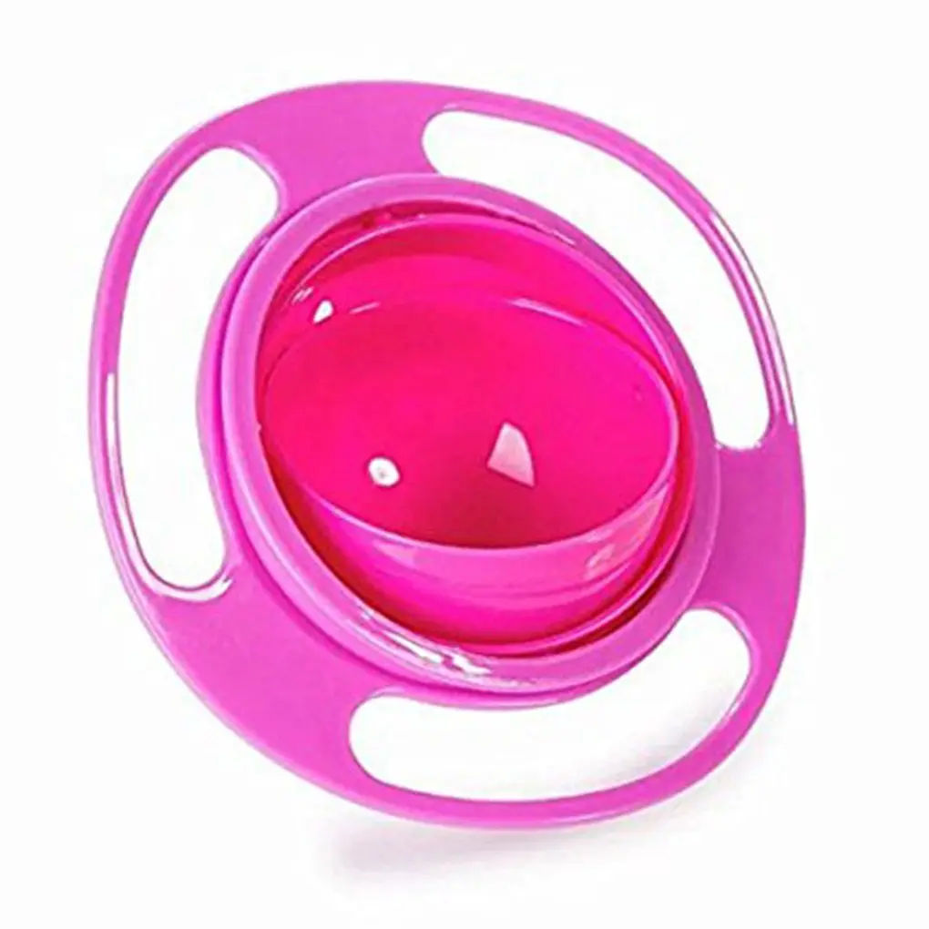 Hot Koop Ontwerp Universele Gyro Kom Gerechten Anti Spill Kom Glad 360 Graden Rotatie Gyroscopische Bowl Voor Baby Kids