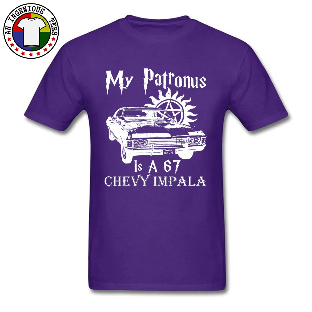 Car Styling Mens T-Shirt SUPERNATURAL Patronus Tshirts For Men New Arrival Fashion Casual Clothes Sweatshirt Summer/Autumn