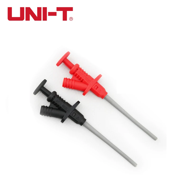 1 Pair UNI-T Multifunctional Insulated Quick Test Hook Clip 1000V Voltage Electric Flexible Testing Probe Instrument Accessories