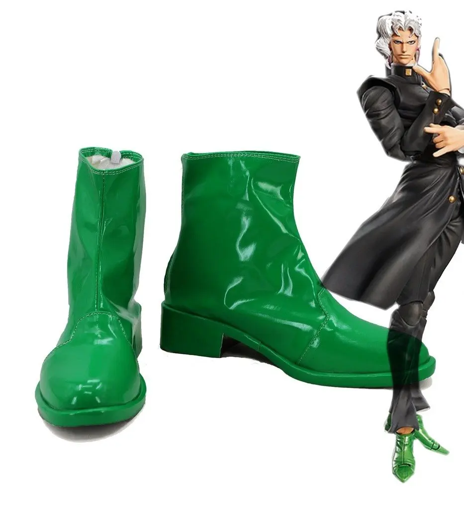 

Kakyoin Noriaki Green Shoes Cosplay JOJO'S BIZARRE ADVENTURE Kakyoin Noriaki Cosplay Custom Made Any Size