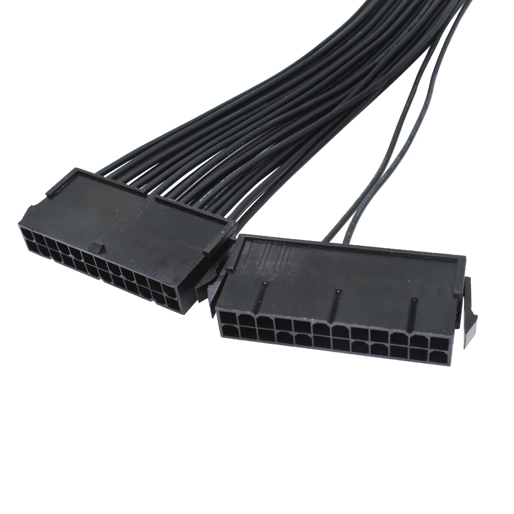 Imagem -05 - Molex Duplo Psu Atx 24pin Cabo Adaptador de Alimentação Sincronização Síncrona Add2psu Starter Extender para Mineração Bitcoin Mineiro 10 Peças