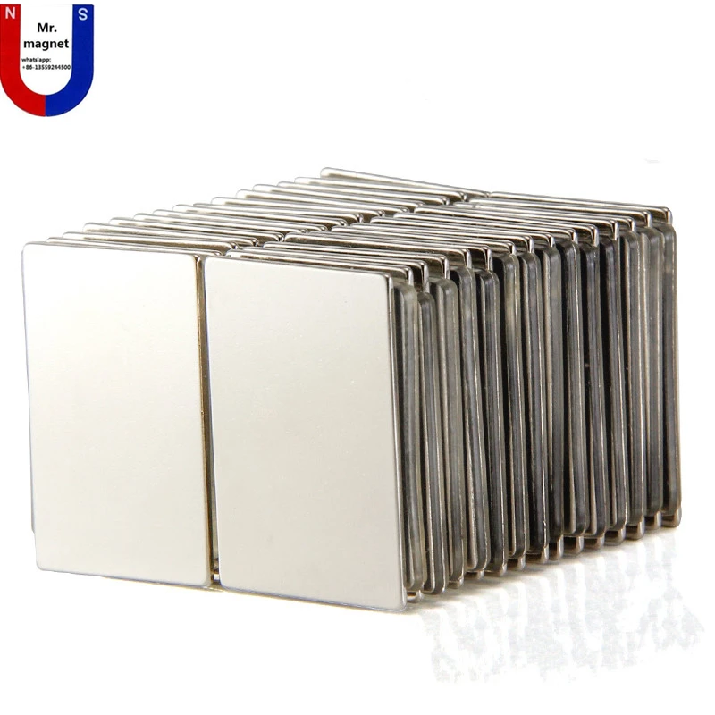 

50pcs 30x20x1mm Super strong neo neodymium magnet 30x20x1, NdFeB magnet 30*20*1mm, 30mm x 20mm x 1mm magnets 30mmx20mmx1mm