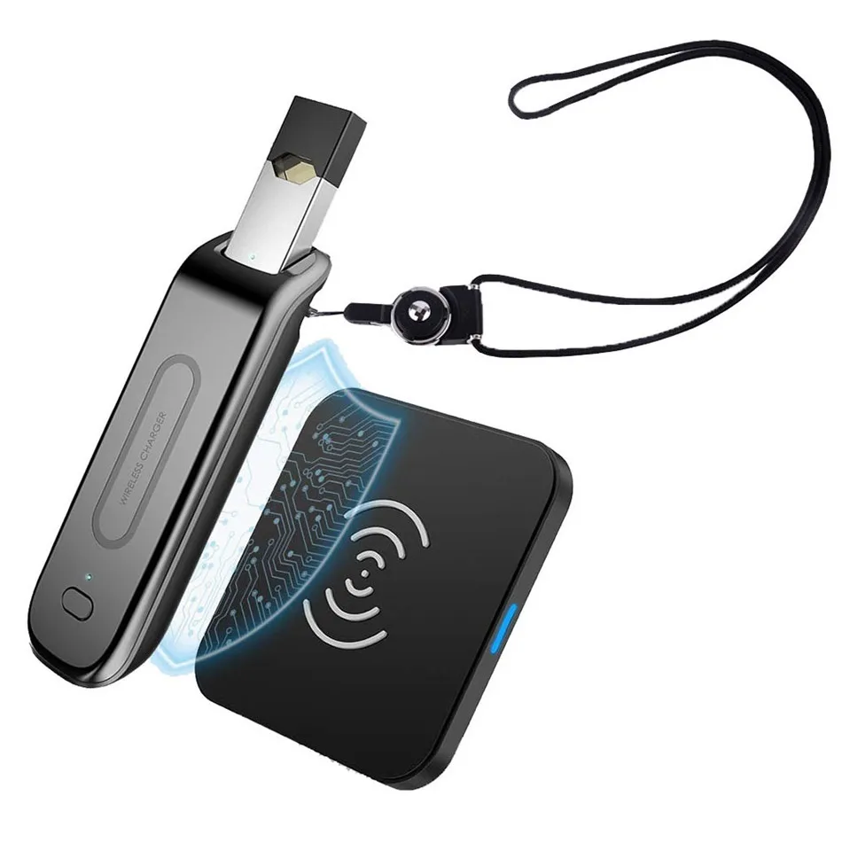 2022 Original NEW Wireless Charging Case Protect For JUUL Electronic Cigarette 300mAh For JUUL Charger Vape pen Charger For JUUL