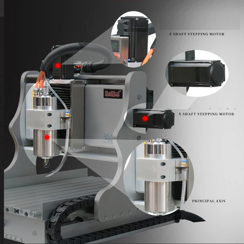 Cnc máquina de gravura em madeira alta precisão máquina de processamento perfuração & fresadora jade metal 2030