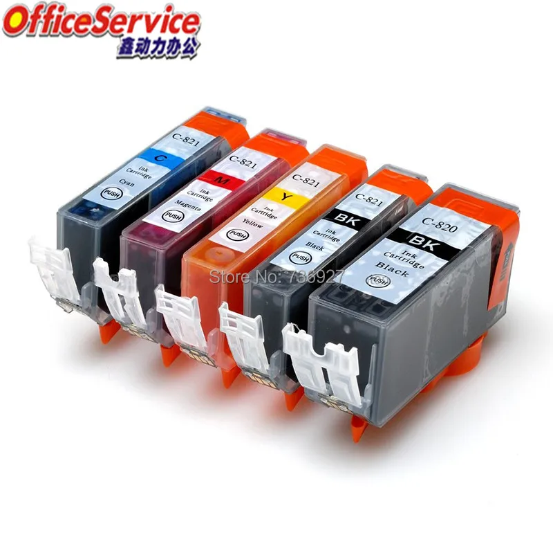 

PGI-820 CLI-821 Ink Cartridg Compatible for Canon IP3680 IP4680 IP4760 MX868 MX876 MP545 MP558 MP568 MP628 MP638 MP648 Printer
