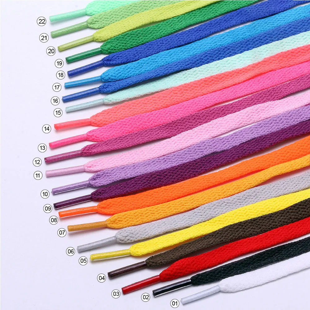 0.8cm 2pcs/set Elastic Running flat shoelaces 29 colors lace Sneakers Shoestrings Special Nofor Men Women Jogging Rubber