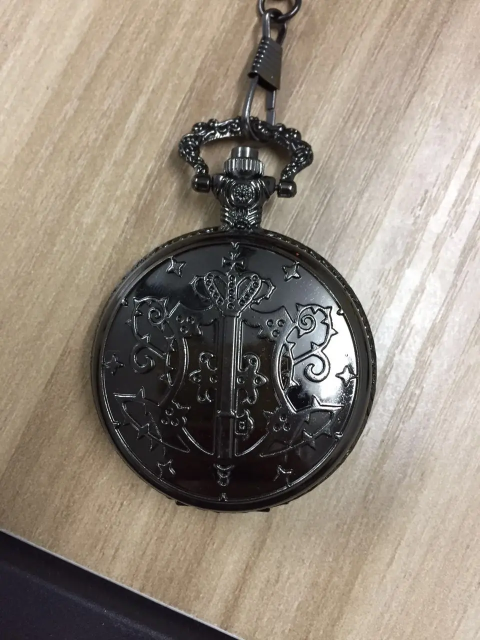 Japanese Kuroshitsuji Black Butler Sebastian Theme pocket watch gift