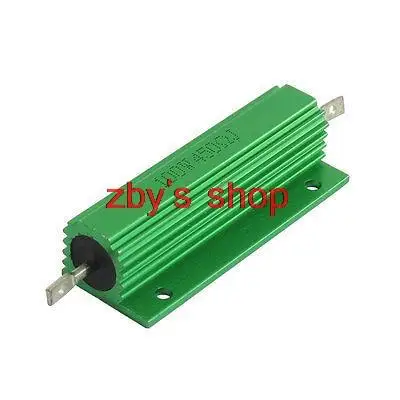 Green Aluminium Housed Wirewound Power Resistor 100W 0.01/0.02/1/2/3/50/60/70/560/800Ohm 1/1.2/2/2.2/3.2/5.6/20/33/47/50KOhm 5%