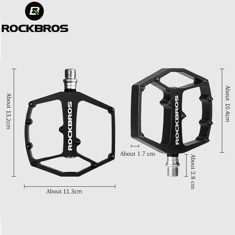 ROCKBROS Cycling MTB Ultralight Bike Bicycle Pedals Mountain Road Bike Part Pedals Aluminum Alloy 3 Styles Bicycle Hollow Pedals