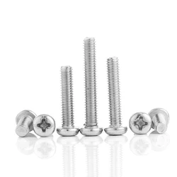 5pcs M3 M4 M5 M6 65/70/75/80/90/95/100 mm A2-70 304 Stainless steel Cross Phillips Pan Head Screw Round Bolt