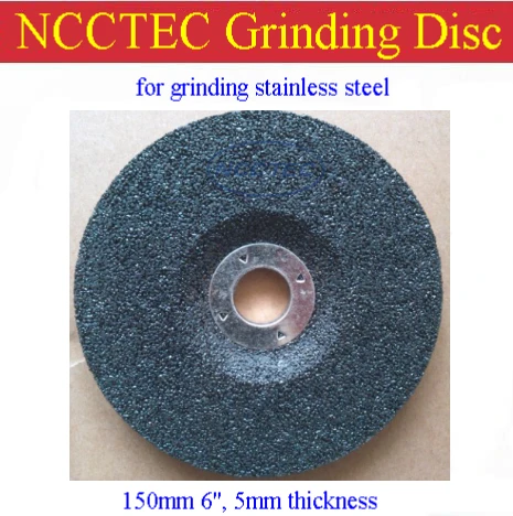 

6'' stainless steel grinding disc for NCCTEC fillet weld grinder NFWG6900 | 150mm thickness 5mm UFO grinding sheet disk wheel