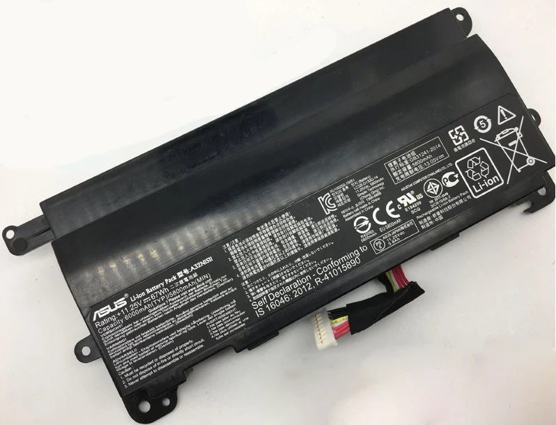 New genuine Battery for ASUS ROG G752VL G752VM G752VT A32N1511 11.25V 67WH