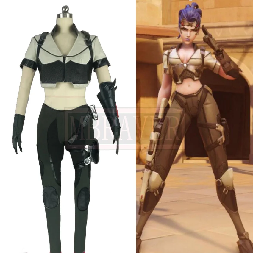 

Game OW widowmaker Amelie Lacroix Cosplay Costume Halloween Costumes Tailor made