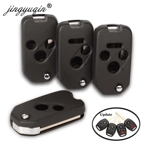 Jingyuqin-Shell-Ferntaste mit 2 Tasten für Honda, CRV, Accord, Civic, Odyssey, Anpassung, neu 12 Hauptverkauf Leuchtturm Accord 2005 - №6