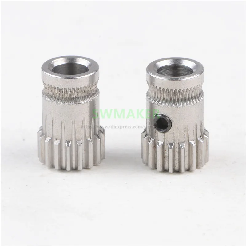 1pcs Bdtech / Prusa i3 MK3 Extruder Drive Wheel Gear 17 tooth  25 tooth Stainless Steel Bore 5mm/8mm 1.75 3.0mm 3D printer parts