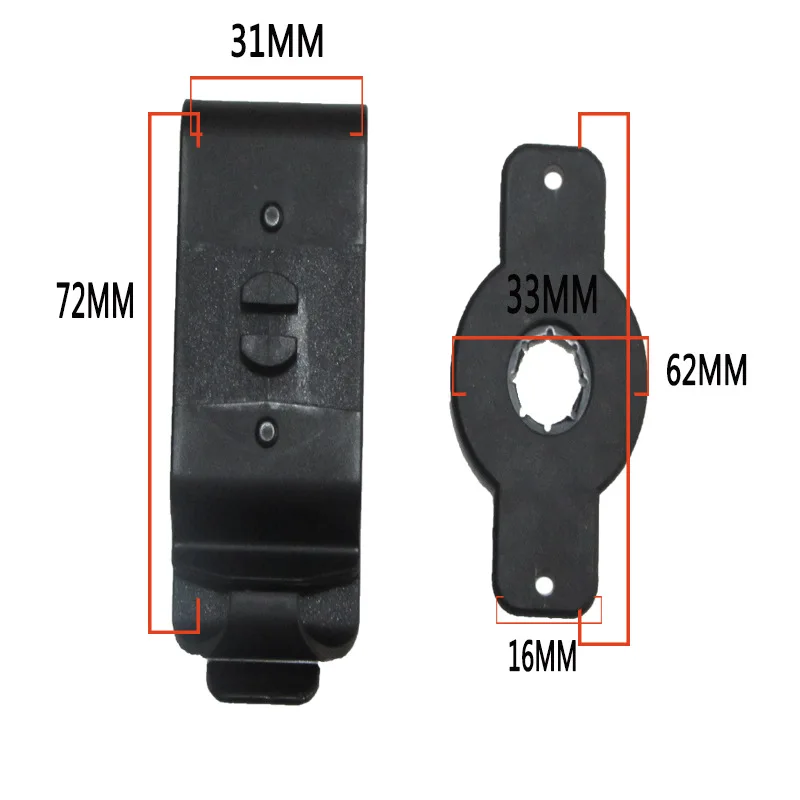 Clip giratorio Universal para cinturón, funda elástica para cuchillo multiherramienta, 360 grados