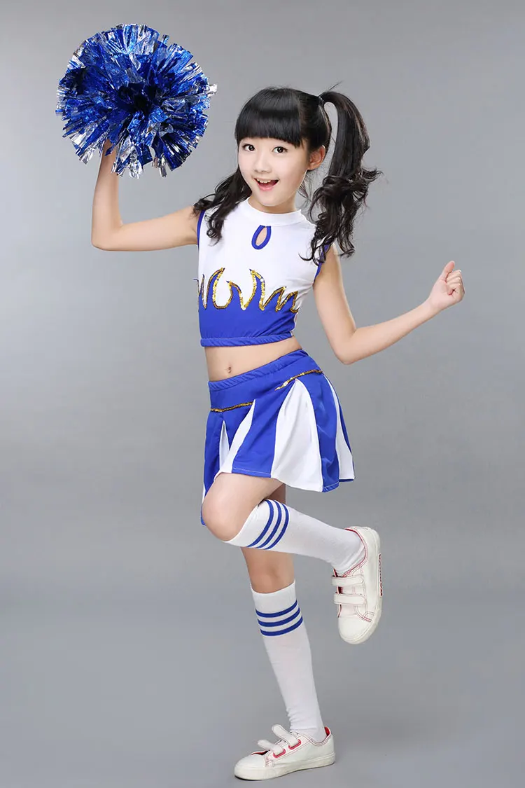 Girl Children Academic Dress School Uniforms Set Kid Girls Student Jazz Costumes Boy Competition Suit Girl Cheerleader Suits