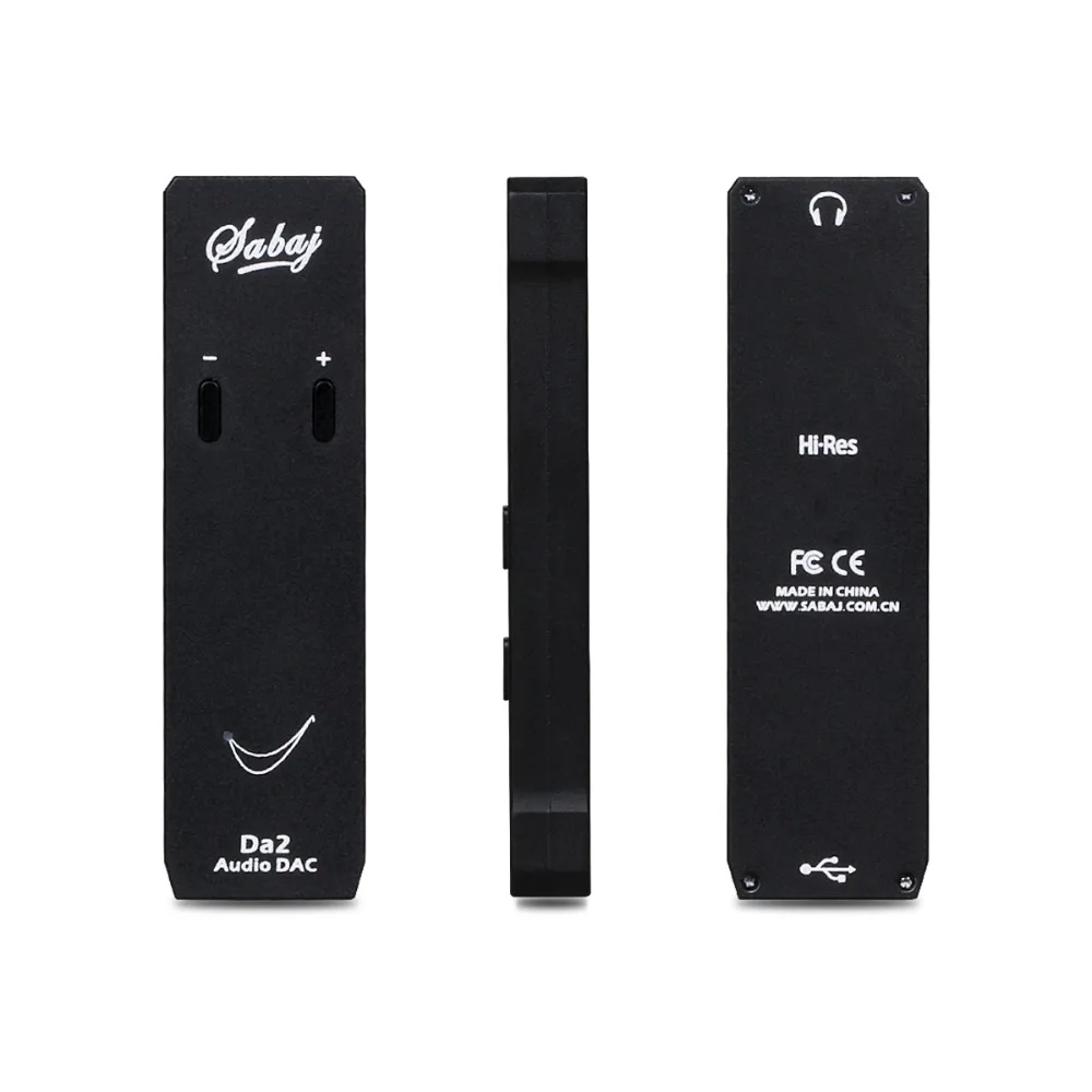 Sabaj Da2 Portatile USB Decodifica DAC e Amplificatore Per Cuffie SABRE9018 32bit/768kHz Mini USB DAC AMP per PC telefono cellulare OTG
