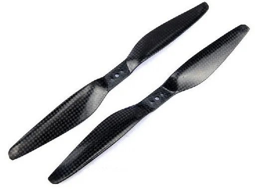 

Free Shipping TOMO Series 14x 5.5 inch 3K Carbon High Efficiency Propeller Set 1455 (one CW, one CCW) for RC Multicopter