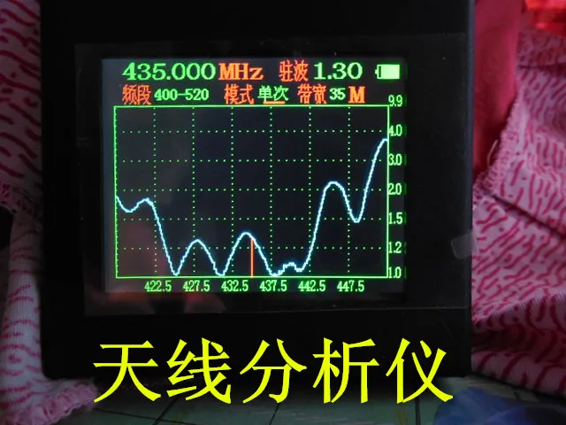 Colour Screen UV Three-segment Ultrashort Wave Antenna Analyzer, Sweeper Talent Standing Wave Meter