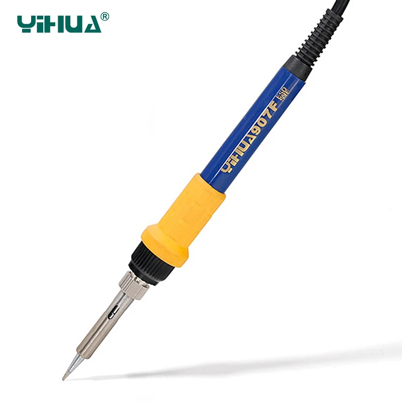 YIHUA 907F saldatore 60W uso ad alta potenza per stazione di saldatura 853AAA strumento di saldatura universale con manico in ferro per saldatura