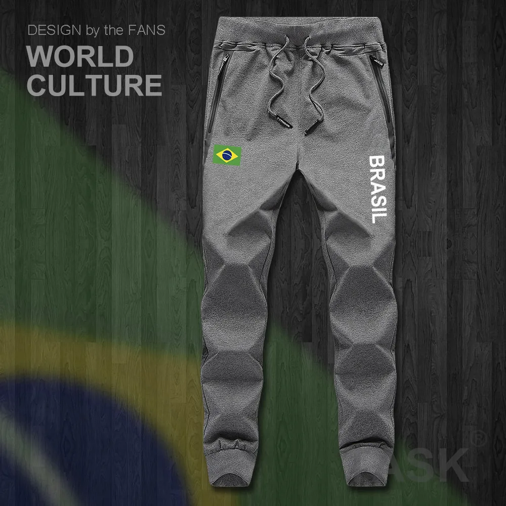 Brazil Brasil BRA Brazilian BR mens pants joggers jumpsuit sweatpants track sweat fitness fleece tactical casual nation country