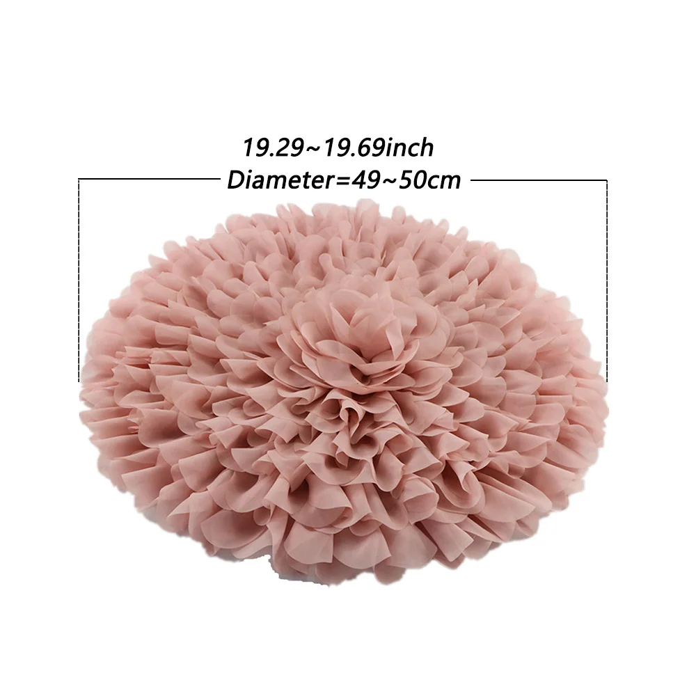 Blossom Soft Chiffon coperta neonato Stuffer Basket Filler sfondo puntelli per foto strati di fotografia per bambini Little Infant Mat Studio