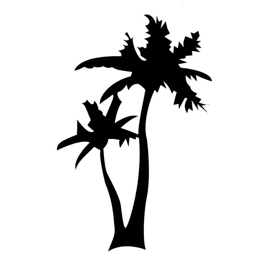 Coconut Tree Waterproof Temporary Tattoo Sticker Fake Tattoo Body Art Beauty  Flash Tatuagem Tatoos For men