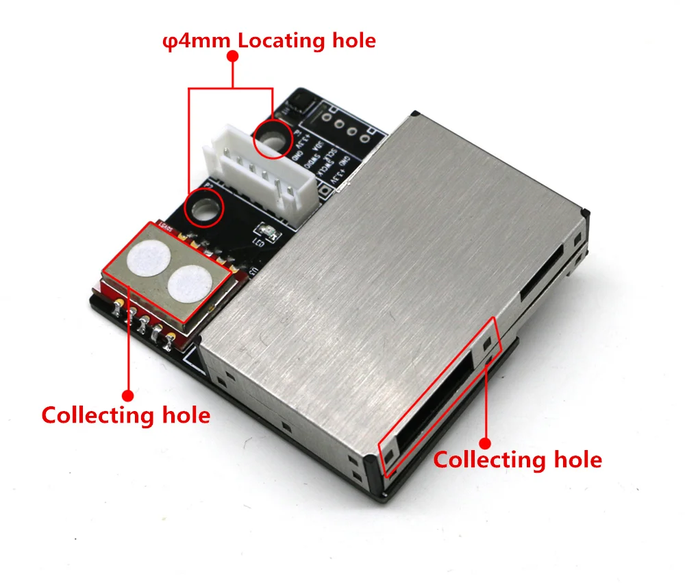 TTL/Modbus485 6 in 1 Formaldehyde Sensor Temperature and Humidity PM2.5 Air quality CO2 Sensor TVOC Detection Module laser Dust