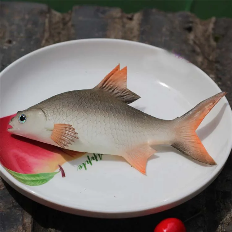 Children Toy Simulation Fish Pu Seafood Model Kid Toys Models Kitchen Decoration Props Educational Materials Teaching Aids 2021