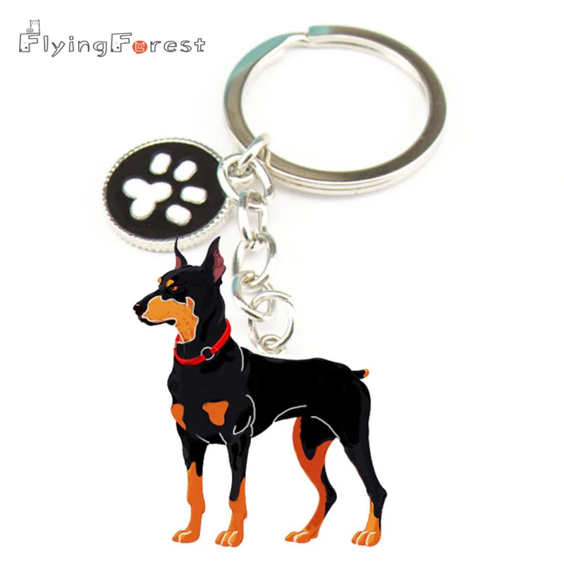 Key Chain  For Lovers Fashion Novelty Jewelry Fashion Dog Key Rings Christmas Gifts Dog Metal Charm Key Chains Best Friend