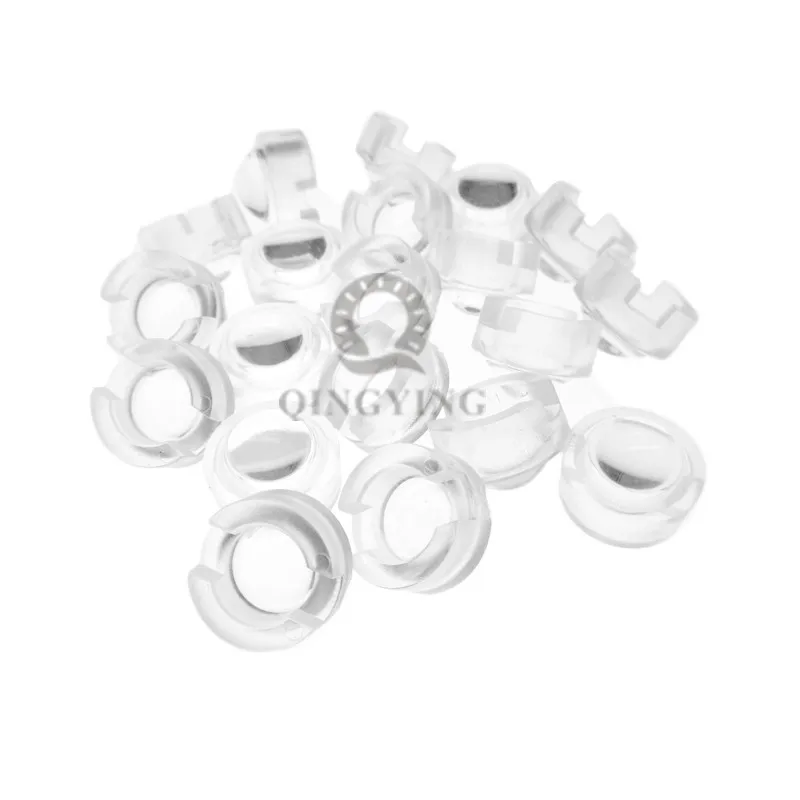 100 Stück 13 mm 1 W 3 W Mini-LED-Linse 15 30 45 60 90 100 Grad für IR CCTV LED PCB konvexer Acryl-Linsenhalter Reflektor-Kollimator – Detail 1