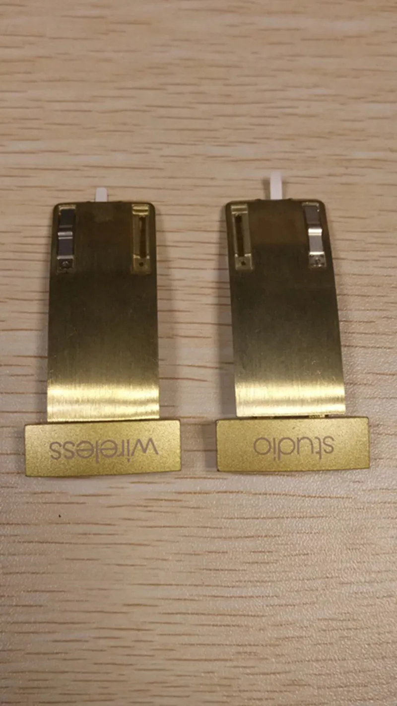 SHELKEE Replacement Metal Buckle lock connector Parts with Steel logo Telescopic rod Repair parts For Beats studio 2.0 headphone