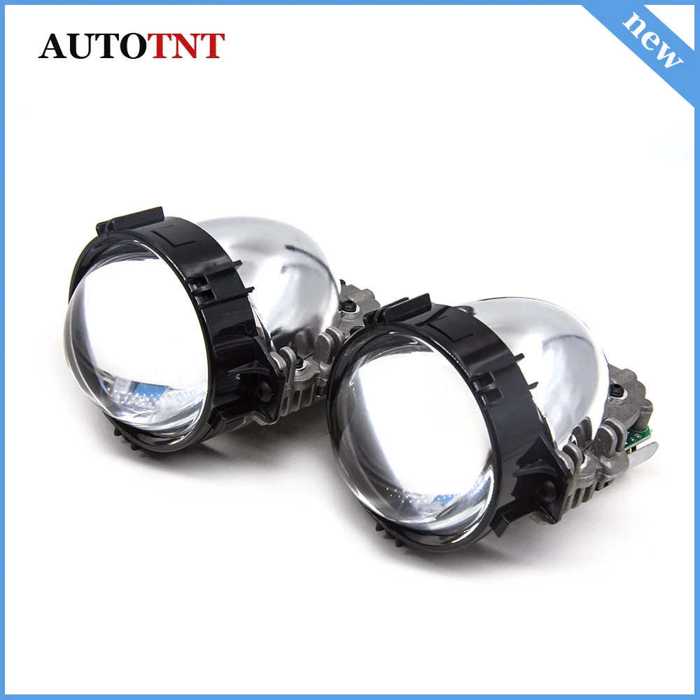 2Pcs 2.5 Inch Universal Bi xenon HID Projector Lens Shroud H1 Xenon LED Bulb H4 H7 Motorcycle Car Headlight