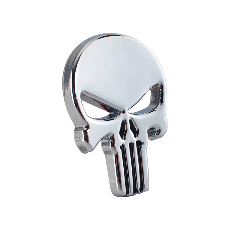 Car Styling The Punisher 3D Metal Skull Sticker Emblem Body Badge Accessories For infiniti fx35 q50 g35 g37 qx70 qx50 fx fx37