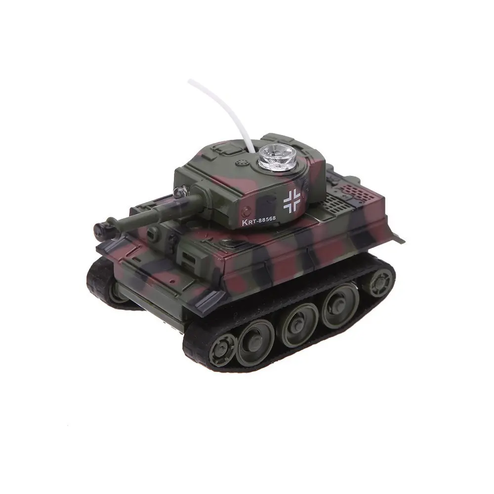 Happycow 777-215 RC Tank 2.5\' Mini Micro IR Remote Control RC Battle Tank a Best Gift for Kids and Children