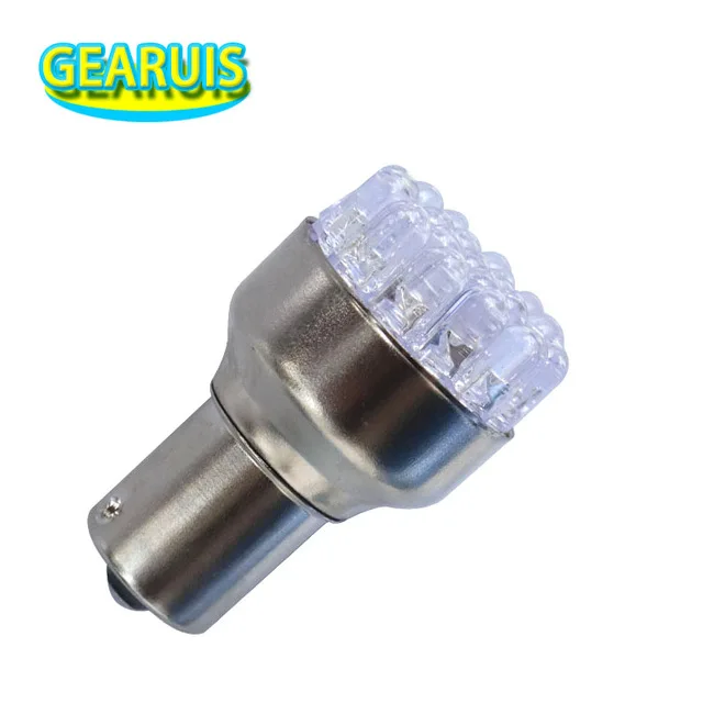 

50pcs Car Auto light bulb S25 1157 bay15d 19 leds 19led smd 382 R5W Motorcycle Car Truck turn signal Tail Brake light Lamp bulb