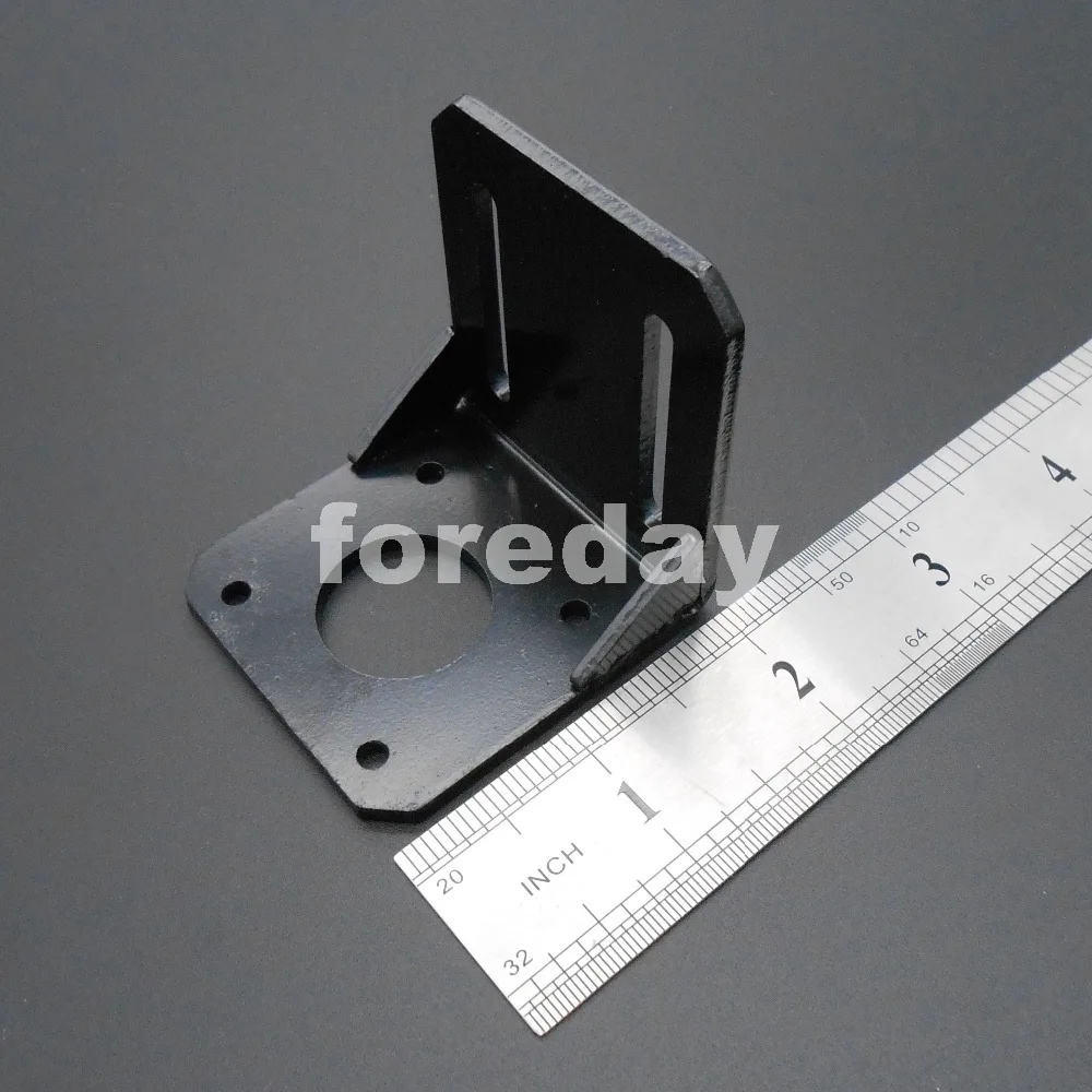 10PCS Black DIY Alloy Steel Mounting Bracket For 42mm NEMA17 Stepper Motor professional part Free shipping NEW 10PCS*FD256 X10