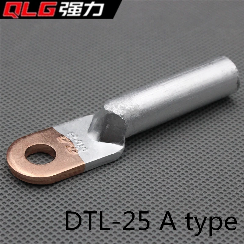 1piece DTL-25 25mm2 Wiring Terminal Copper Aluminum Tone for 8.5mm Dia Bolt  Electric power fittings National Standard/A type