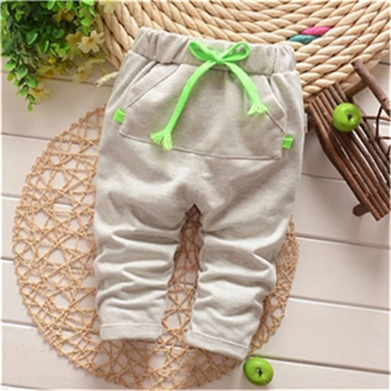 2024 Spring Autumn new Baby Harem Pants 100% Cotton Good quality Baby Boy Pants Girls Casual Pants Baby Pants
