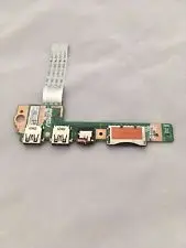 FOR  ASUS S400C USB AUDIO SD CARD READER BOARD AND CABLE (60NB0050-I01020) 100% Test Ok