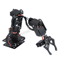 6DOF Aluminium Robot Arm Manipulator Mechanical Clamp Claw basic kit MG996R DS3115 Servo Bracket Arduino Robotic Education