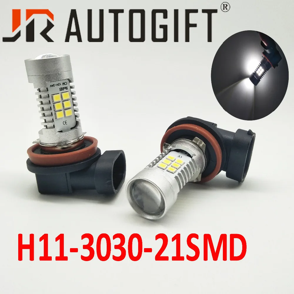 10Pcs  H11 Led  Fog Lights Bulb 1200LM 6000K White Car Driving Daytime Running Lamp Auto Leds Light 12V-24V