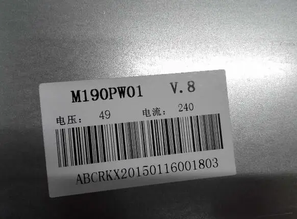 Original A+ Grade 19 inch TFT LCD display M190PW01 V8  LCD screen  6 months warranty