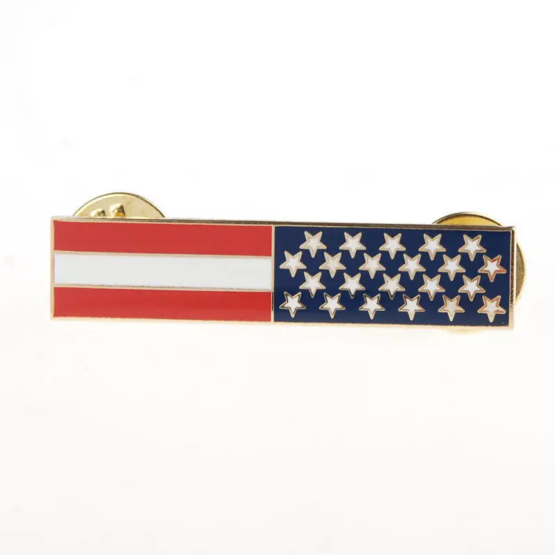 

New US Metal US Flag Clothes Pin Badge - US077