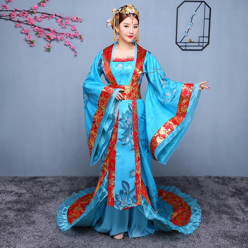 Hanfu Cosplay Asian national costume Ancient Chinese Costume Hanfu Women Traditional Clothes Royal Lady Chinese Stage Dress