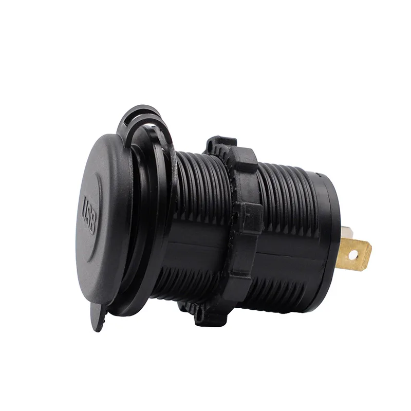 USB 3.0 Fast Charging Connector 12V to 5V 12-24V Charger Motorcycle Dual Socket Charger Adapter Outlet Power Light With LED Lamp image 6