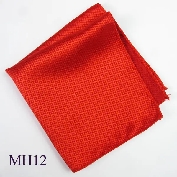 Pria Satin Diamantino Pocket Persegi Hankerchief Hanky Plain Warna Solid Aksesoris Hanky Pesta Pernikahan