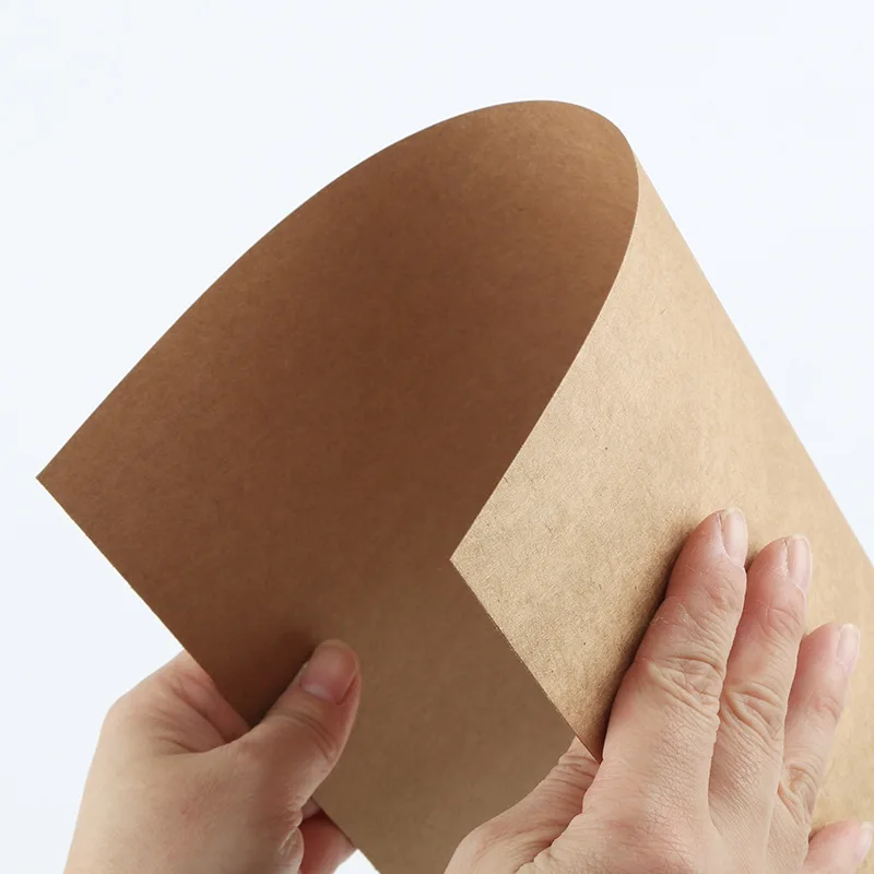 50pcs A5 Kraft paper Hard Kraft Paper DIY Handmake Card Making Craft Paper Thick Paperboard Cardboard